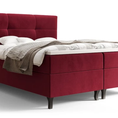 Boxspringbett mit Stauraum DORINA COMFORT – 180x200, Rot