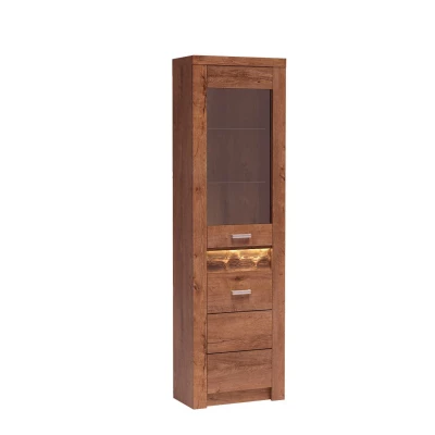 Hohe Vitrine BESS - Esche hell