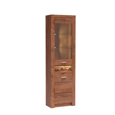 Hohe Vitrine BESS - Esche hell