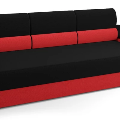 Schlafsofa OPHELIA – Schwarz/Rot