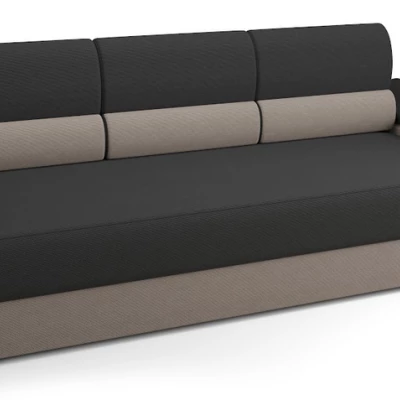Schlafsofa OPHELIA – Dunkelgrau/Hellbraun