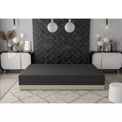 Schlafsofa mit Stauraum OLIVE – Braun/Beige