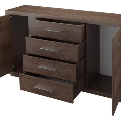 Breite Kommode TRIXA – Santana-Eiche