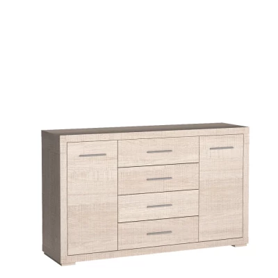 Breite Kommode TRIXA – Santana-Eiche