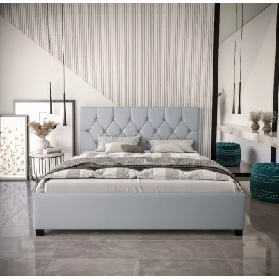 Polsterdoppelbett NARINE – 140x200, grau