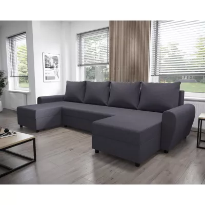 U-förmiges Sofa DEBORA – Grau