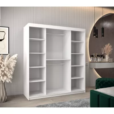 Schwebetürenschrank mit einer Breite von 180 cm TIMEA 1 – Weiß