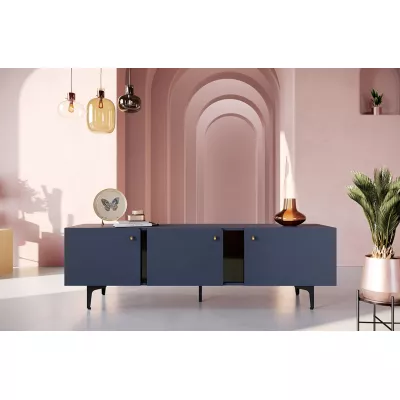 Fernsehtisch CYAN – blau