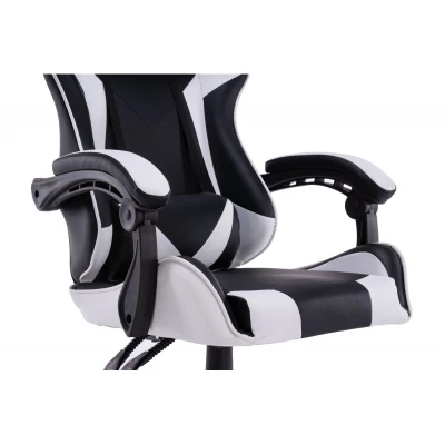LEMBIT Gaming Stuhl - schwarz / weiß