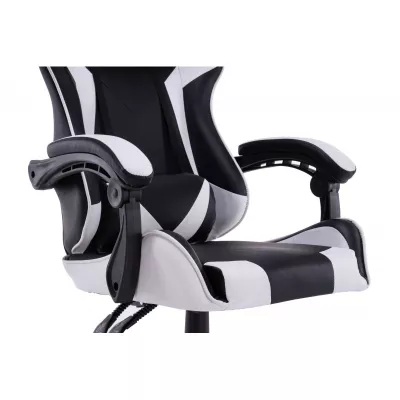 LEMBIT Gaming Stuhl - schwarz / weiß