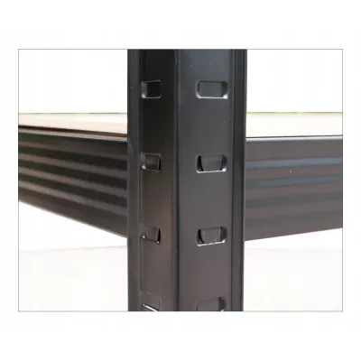 Metall-Haushaltsregal RAIVO 1 - schwarz