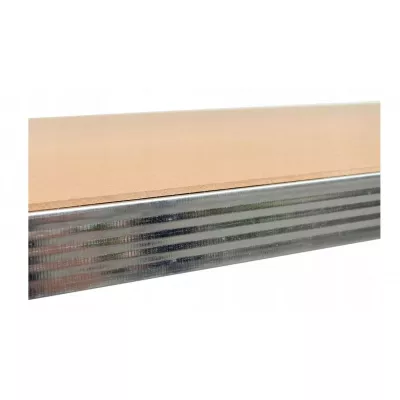 Metall-Haushaltsregal RAIVO 2 - silber