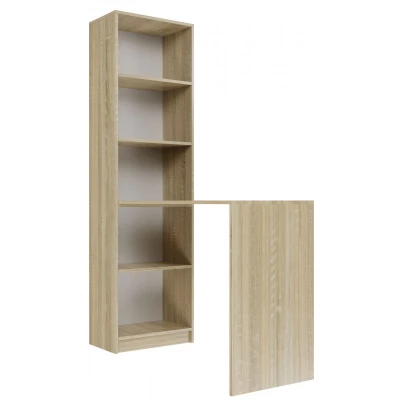 Schreibtisch mit Ablage ROMET - Sonoma-Eiche