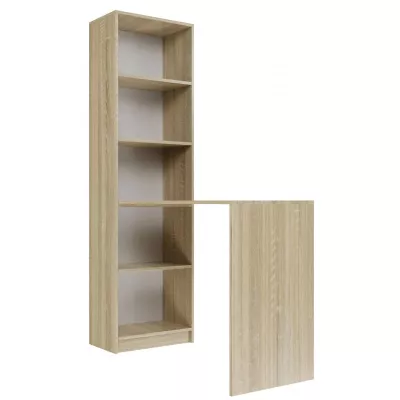 Schreibtisch mit Ablage ROMET - Sonoma-Eiche