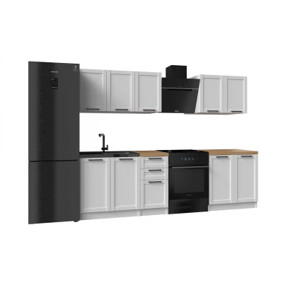 Küchenzeile 200/200 cm MARIS - Artisan Eiche / Weiß