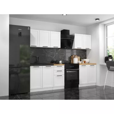 Küchenzeile 200/200 cm MARIS - Artisan Eiche / Weiß