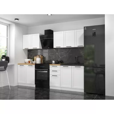 Küchenzeile 200/200 cm MARIS - Artisan Eiche / Weiß