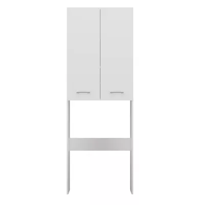 Hoher Waschmaschinen-Überbauschrank MARGO 2 – weiß