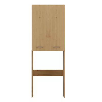 Hoher Waschmaschinen-Überbauschrank MARGO 2 – Eiche Artisan