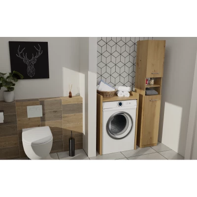 Schmaler Badschrank JANNO - Artisan Eiche