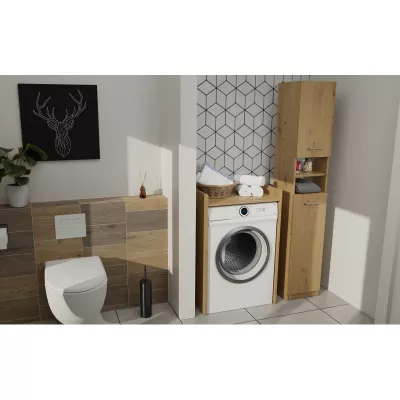 Schmaler Badschrank JANNO - Artisan Eiche
