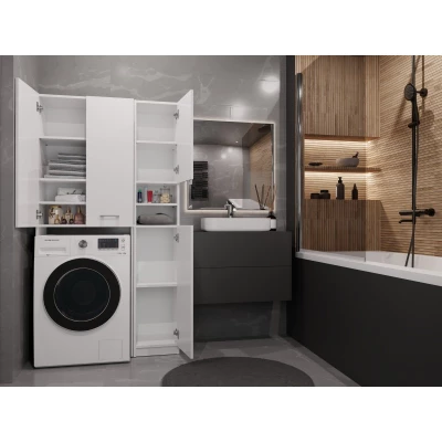 Waschmaschinen-Überbauschrank RISTO 2 – mattweiß