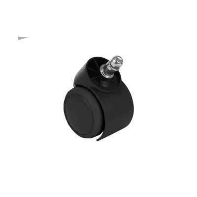 5er Set Gummiräder für TRIIN Drehstühle - schwarz / weiß