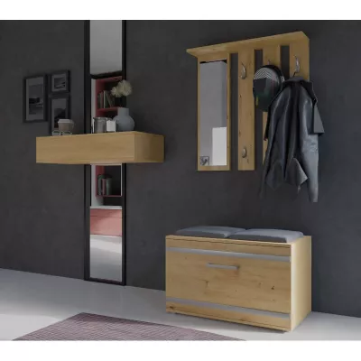 Flurwand mit Sitzgelegenheit KRISTJAN - Artisan Eiche