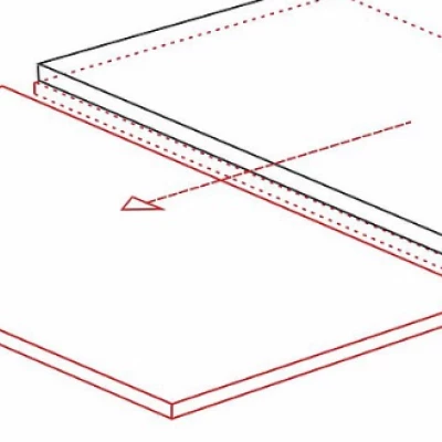 Ausziehbarer Esstisch VIDOR 2 – 180x90, weißer Marmor / Schwarz
