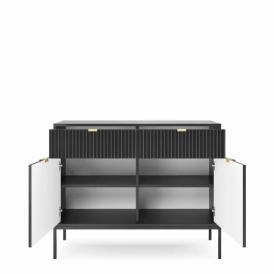 Kombinierte Kommode MISHEEL – schwarz