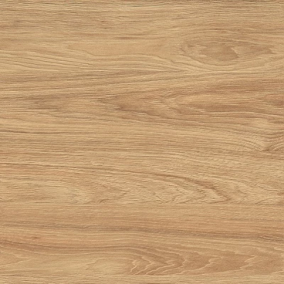 Zweitüriger Küchenschrank ADAMA - Breite 80 cm, Hickory natur/weiß, Griff silber, Beine 10 cm