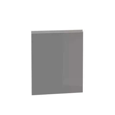 Tür für Einbaugeschirrspüler ADAMA - 60x72 cm, grau glänzend