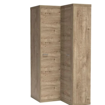Eckkleiderschrank ANNELISA – Breite 196 cm, Ribbeck-Eiche