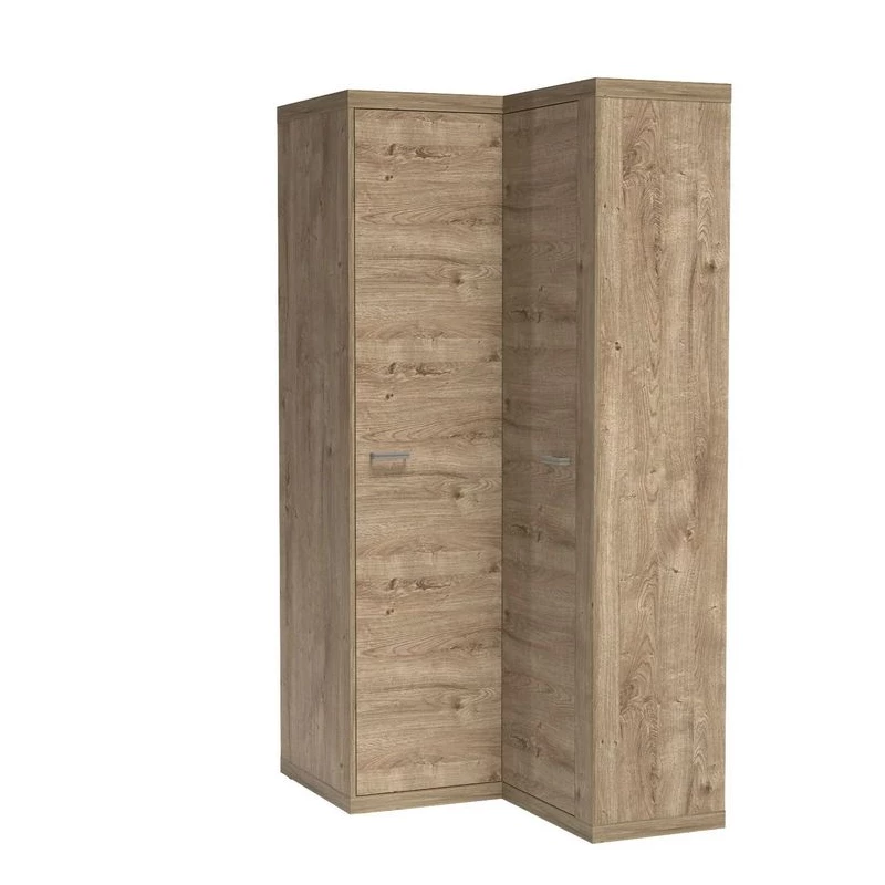Eckkleiderschrank ANNELISA – Breite 196 cm, Ribbeck-Eiche