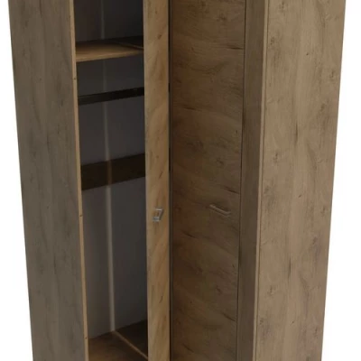 Eckkleiderschrank ANNELISA – Breite 196 cm, Ribbeck-Eiche