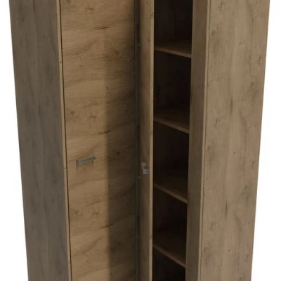 Eckkleiderschrank ANNELISA – Breite 196 cm, Ribbeck-Eiche