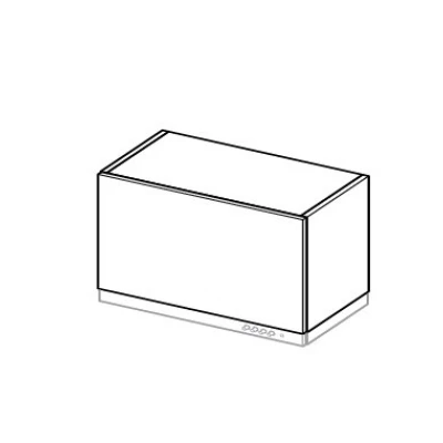 ADAMA Dunstabzugshaubenschrank - Breite 60 cm, Craft Eiche Gold/Weiß