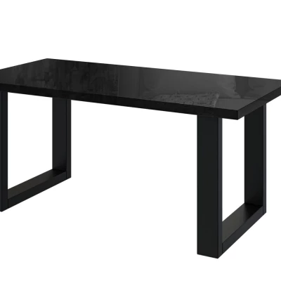 Couchtisch EMIL 1 - Schwarz glänzend