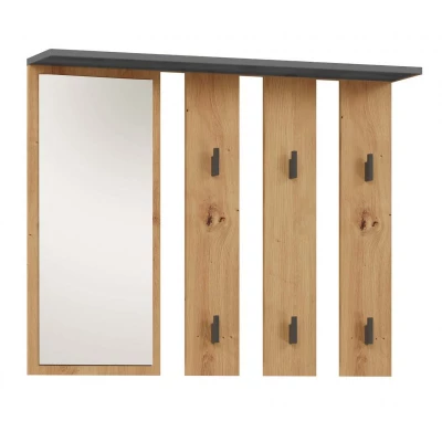 Flurwand MART - Artisan Eiche / Anthrazit