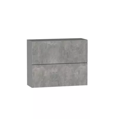 Zweitüriger Hängeschrank ADAMA – Breite 90 cm, Beton Atelier hell/grau