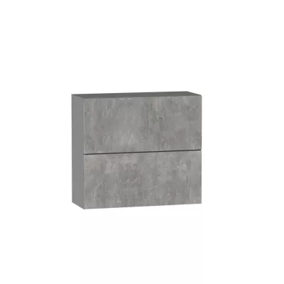 Zweitüriger Hängeschrank ADAMA – Breite 60 cm, Beton Atelier hell/grau