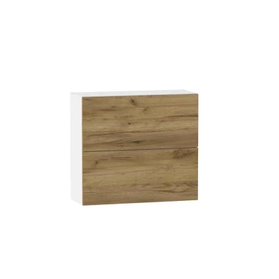 Zweitüriger Hängeschrank ADAMA – Breite 60 cm, Craft Eiche Gold/Weiß
