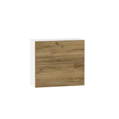 Zweitüriger Hängeschrank ADAMA – Breite 60 cm, Craft Eiche Gold/Weiß