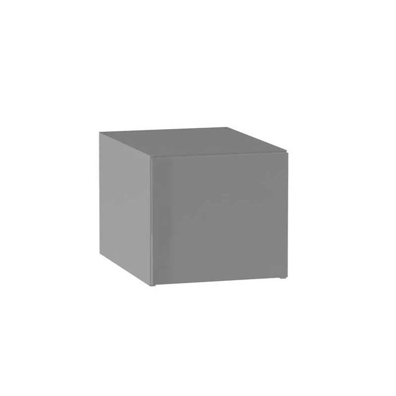 ADAMA Küchenwandschrank - Breite 40 cm, Hochglanzgrau/Grau