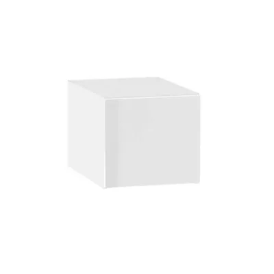 ADAMA Küchenwandschrank - Breite 40 cm, Weiß Hochglanz/Weiß