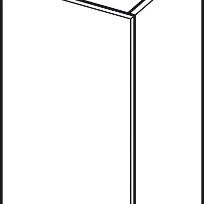 Küchenoberschrank ADAMA – Breite 30 cm, Craft Eiche Gold/Weiß