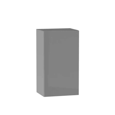 Küchenoberschrank ADAMA - Breite 40 cm, Hochglanzgrau/Grau