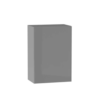 Küchenoberschrank ADAMA - Breite 50 cm, Hochglanzgrau/Grau