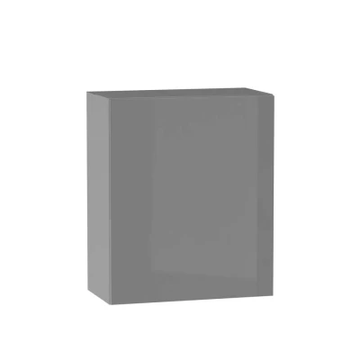 Küchenoberschrank ADAMA - Breite 60 cm, Hochglanzgrau/Grau