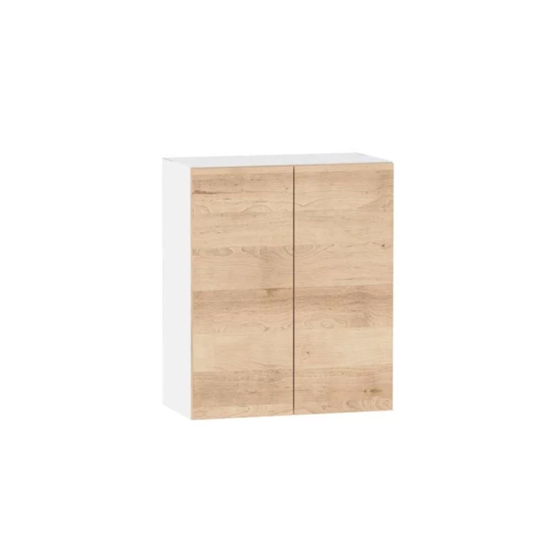 Oberschrank ADAMA mit zwei Türen - Breite 60 cm, Artisan-Buche/Weiß